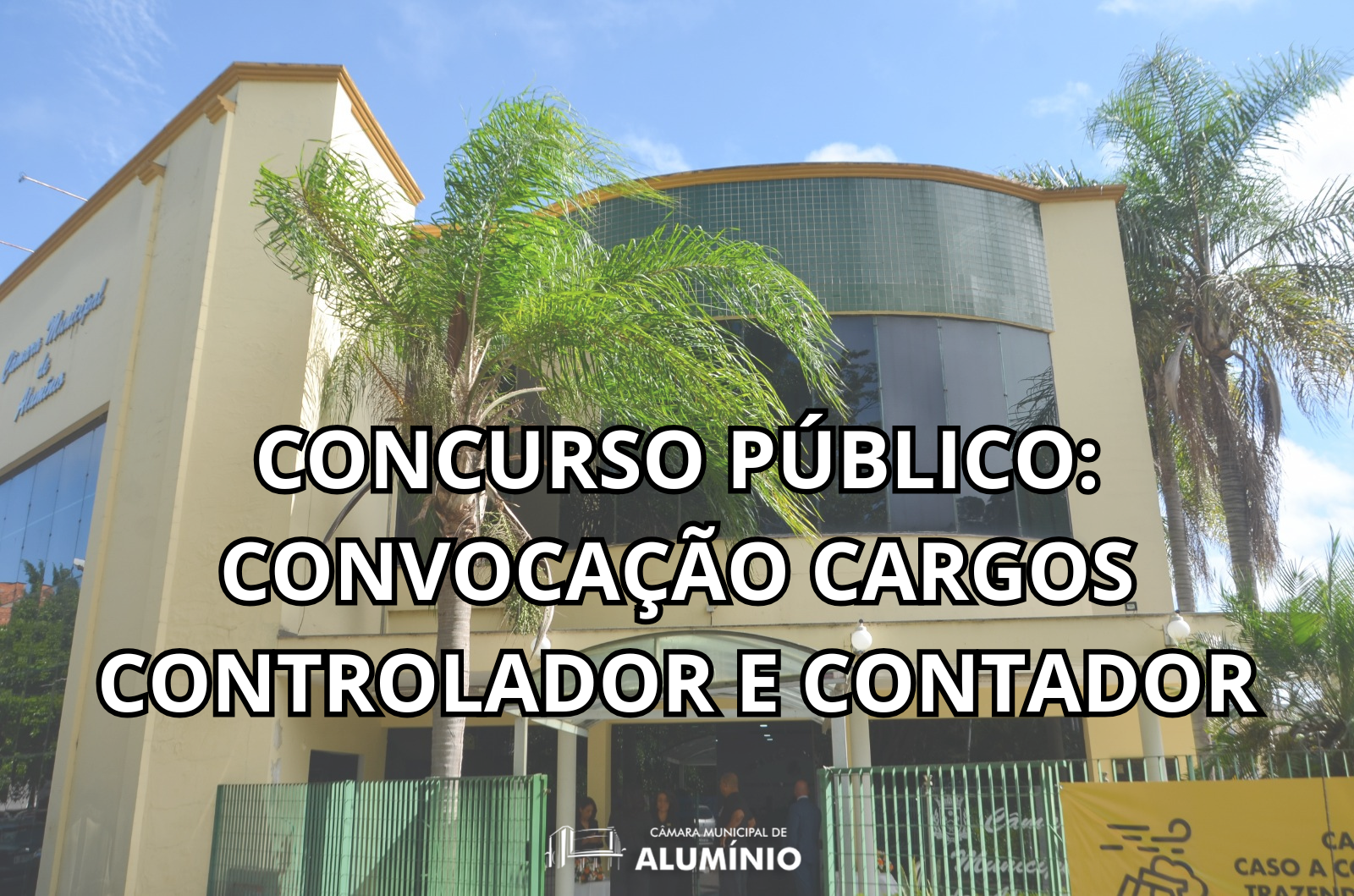 CONCURSO PÚBLICO 01/2025 – CONVOCAÇÃO CARGOS CONTROLADOR E CONTADOR